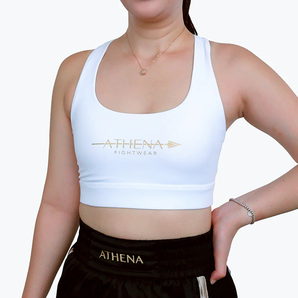 ATHENA 運動內衣 L / XL Enyo 白色 運動內衣,bra,泰拳,ATHENA,白色,重訓,有氧