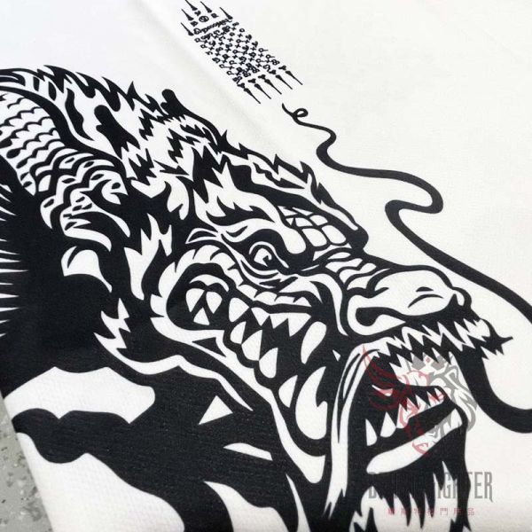 SKS Sakyant 白色 S / M / L / XL 龍虎相爭 T恤 排汗運動衣 SKS,上衣,休閒上衣,泰拳,老虎,白色,休閒服飾,排汗衫