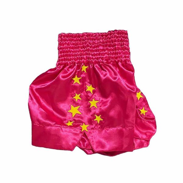 THAISMAI 飛天小女警S / M / L / XL / 2XL / 3XL 粉色 泰拳褲 泰拳褲,泰國,拳擊,粉色,MMA,踢拳