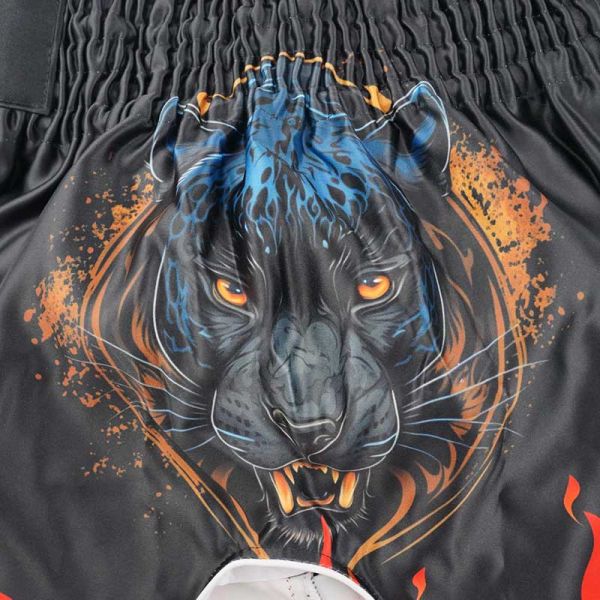 MONGKOL 暗影烈火 黑豹 S / M / L / 2XL 泰拳褲 泰拳褲,MONGKOL,拳擊,踢拳,泰拳,muaythai,thaishort