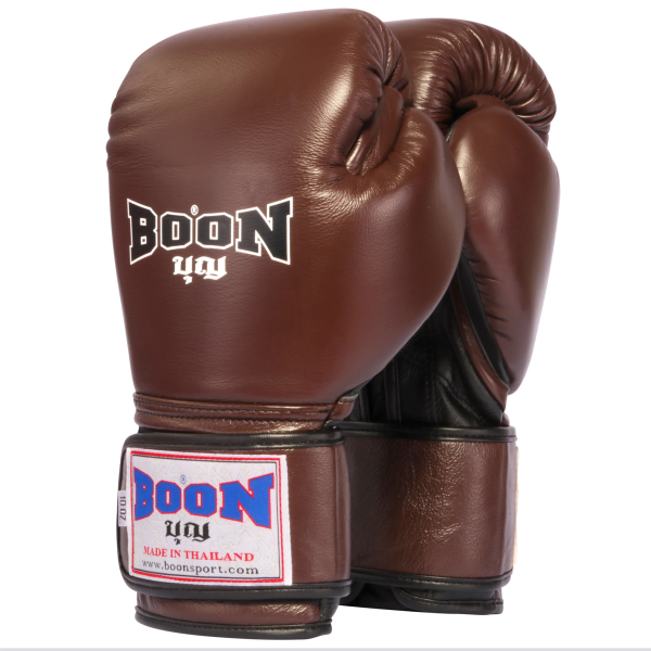 Boon 經典款 10oz 12oz 14oz 棕色 真皮 拳擊手套 格鬥裝備,拳套,泰拳,BOON,棕色,拳擊,踢拳