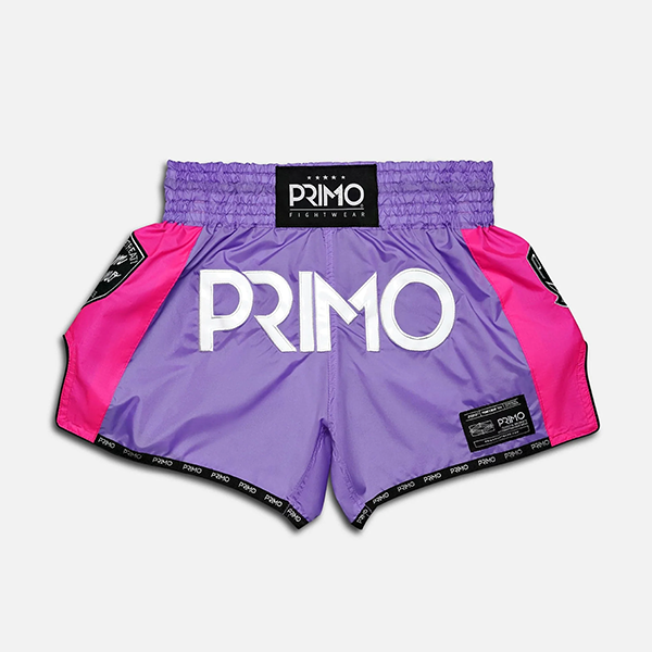 PRIMO 尼龍 紫雨 L / XL 快乾 泰拳褲 運動短褲 運動短褲,泰拳褲,泰拳,PRIMO,紫色,拳擊,快乾