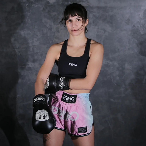 PRIMO 邁阿密之光 XL / 2XL 泰拳褲 運動短褲 運動短褲,泰拳褲,泰拳,PRIMO,粉色,拳擊