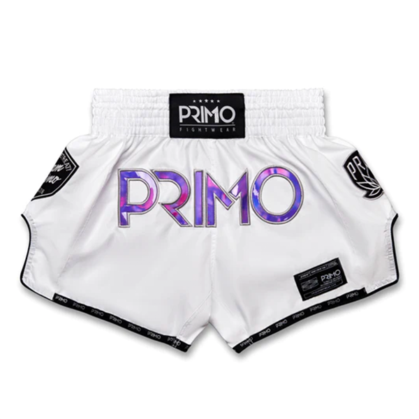 PRIMO 3D立體 迷霧白 M / L / XL / 2XL 泰拳褲 運動短褲 運動短褲,泰拳褲,泰拳,PRIMO,白色,拳擊