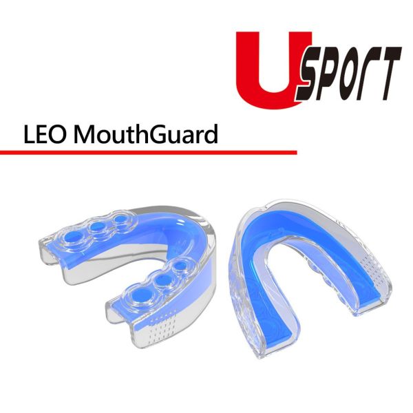 U sport LEO 藍色 運動牙套 雙層護齒 附齒盒 牙套,護齒,運動防撞,拳擊,踢拳,泰拳,MMA,綜合格鬥,散打,自由搏擊