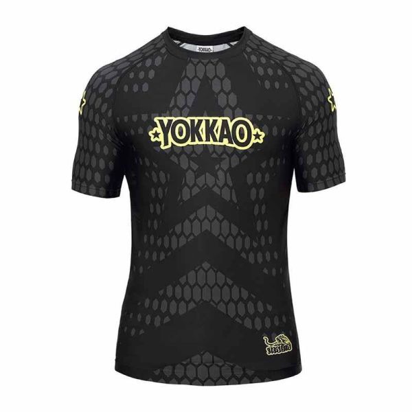 YOKKAO 未來之星 短袖 M / L 快乾 NOGI 防磨衣 YOKKAO,防磨衣,水母衣,MMA,綜合格鬥,防曬衣,BJJ,巴西柔術