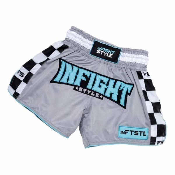 INFIGHT STYLE 最終點 灰款 S / M / L / XL 泰拳褲 泰拳褲,泰國,拳擊,灰色,MMA,踢拳