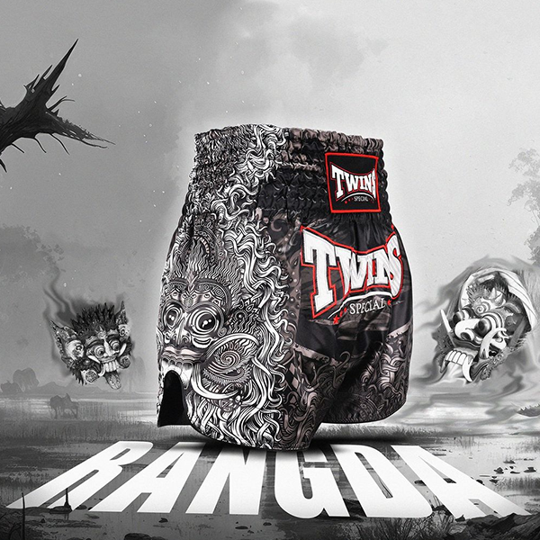 TWINS RANGDA M / XL 泰拳褲 泰拳褲,運動短褲,泰拳,踢拳,拳擊,MMA
