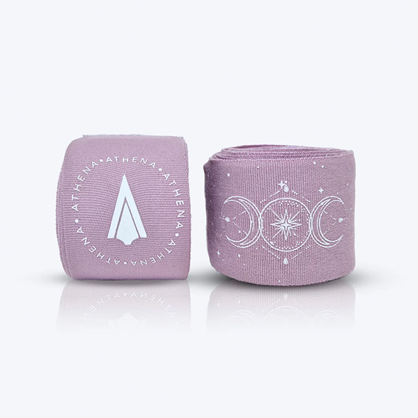 ATHENA 手綁帶 4.5米 粉紫 淡紫 美少女戰士聯名款 附洗滌袋 手綁帶,棉質,彈性,泰拳,ATHENA,美少女戰士,紫色,紫羅蘭,拳擊