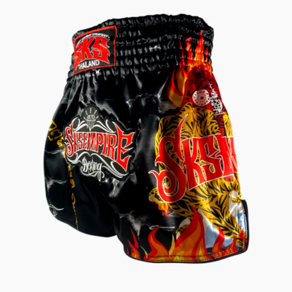 SKS 煉獄系列 XL / 2XL 烈焰虎 泰拳褲 運動短褲 SKS,泰拳褲,運動褲,拳擊,踢拳,泰拳,
