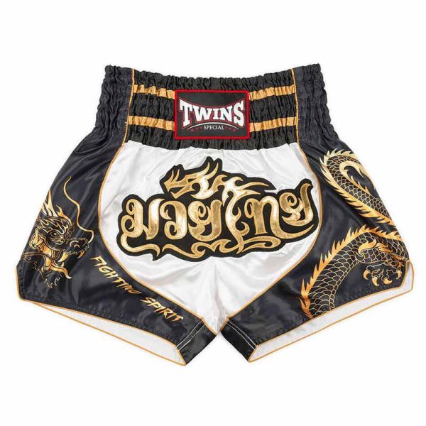 TWINS 泰國 黑金龍紋 M 泰拳褲 泰拳褲,運動短褲,泰拳,踢拳,拳擊,MMA