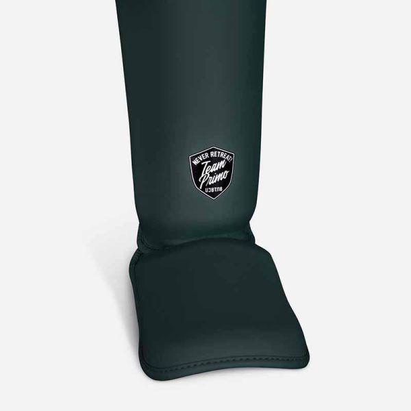 PRIMO 經典款 獵人綠 M / L 半皮革 護腳脛 格鬥裝備,護腳脛,泰拳,PRIMO,綠色,踢拳