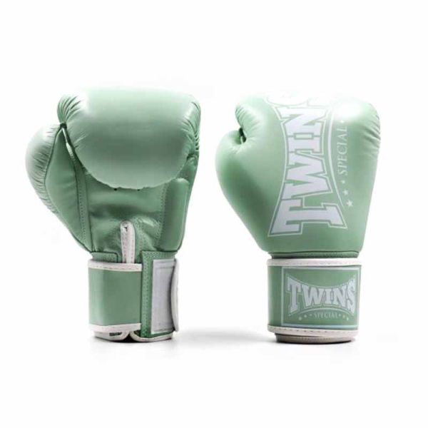 TWINS 泰國 12oz 薄荷綠 BGVL4P 素色 真皮 拳擊手套 格鬥裝備,拳套,泰拳,TWINS,綠色,拳擊,踢拳