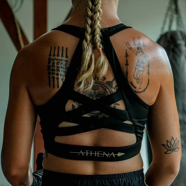 ATHENA 運動內衣 S / M 雅典娜 黑色 運動內衣,bra,泰拳,ATHENA,黑色,重訓,有氧