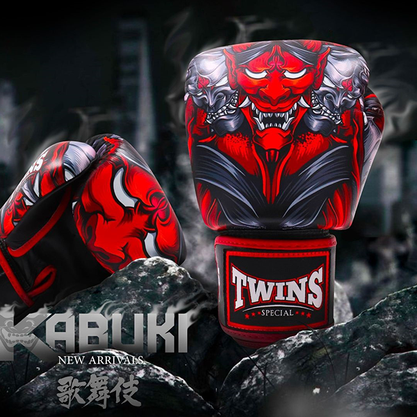 TWINS 歌舞伎 KABUKI 12oz 14oz 真皮 拳擊手套 格鬥裝備,拳套,泰拳,TWINS,紅色,拳擊,踢拳