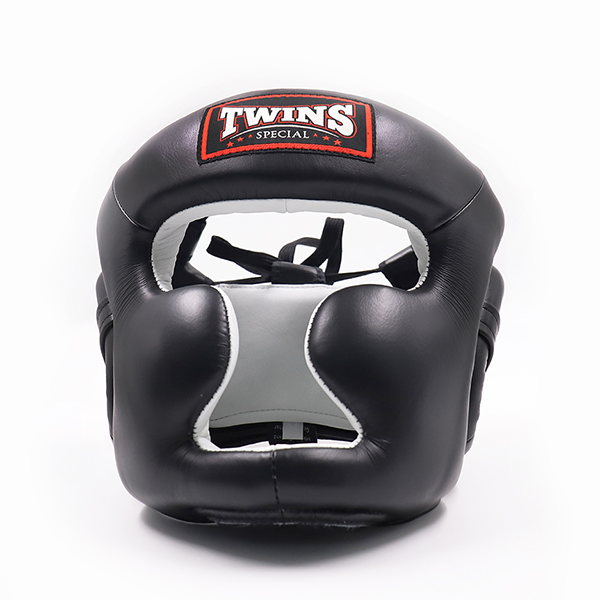 TWINS 專業護頭 HGL 真皮 M / L 黑色 格鬥裝備,護頭,泰拳,TWINS,黑色,拳擊,踢拳