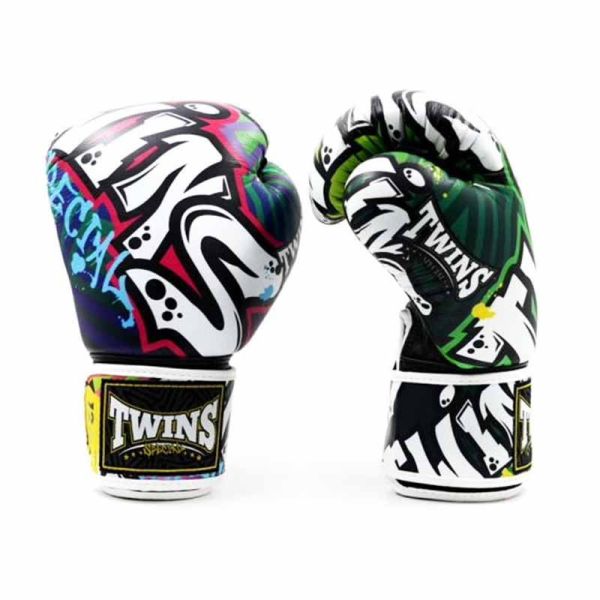 TWINS 泰國 街頭塗鴉 10oz 16oz真皮 拳擊手套 格鬥裝備,拳套,泰拳,TWINS,色,拳擊,踢拳