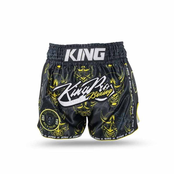 King Pro 惡靈 黃  M / L / XL 泰拳褲 泰拳褲,運動短褲,泰拳,踢拳,拳擊,MMA