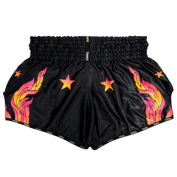YOKKAO 焰火 S / M / L / XL / 2XL 黑色 泰拳褲 踢拳 運動短褲 泰拳褲,運動短褲,泰拳,踢拳,拳擊,曼谷,YOKKAO,fire,火焰