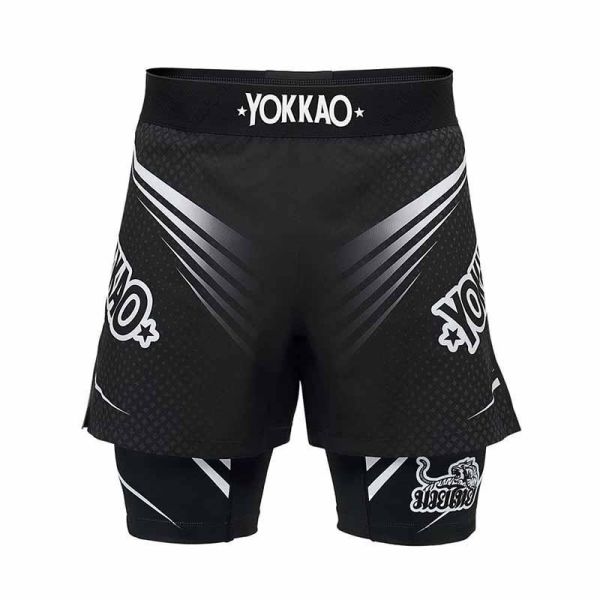 YOKKAO 雙重對決 M / L 雙層 快乾 NOGI 格鬥褲 YOKKAO,fight,格鬥褲,搏擊短褲,MMA,綜合格鬥
