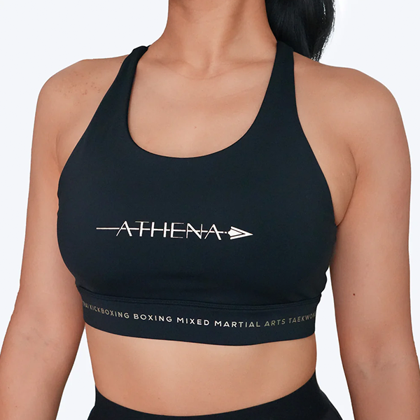 ATHENA 運動內衣 S 莎莉亞 2.0 黑色 運動內衣,bra,泰拳,ATHENA,黑色,重訓,有氧