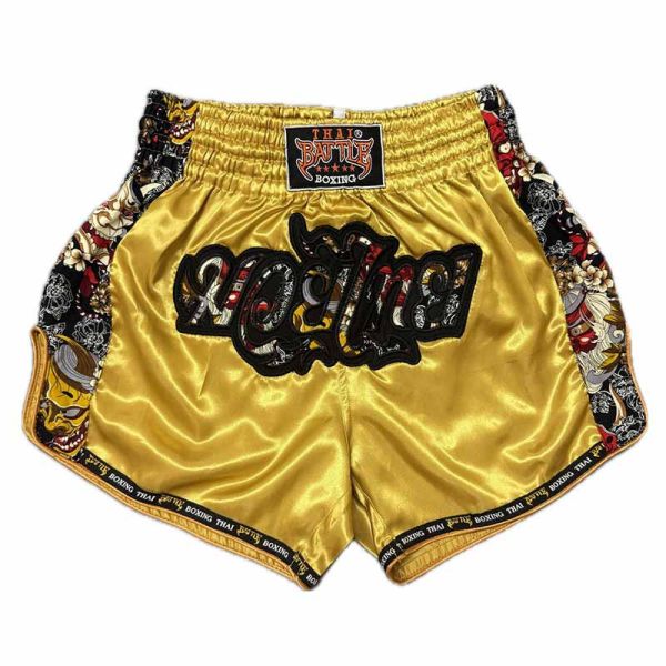 THAI BATTLE 黃金歌舞伎 M 泰拳褲 BATTLE,泰拳褲,運動褲,拳擊,踢拳,泰拳,KABUKI