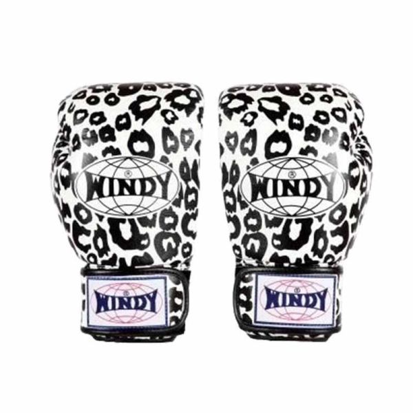WINDY 白色豹紋款 12oz 真皮 拳套 拳套,泰拳,踢拳,拳擊,white,白色,WINDY,豹紋