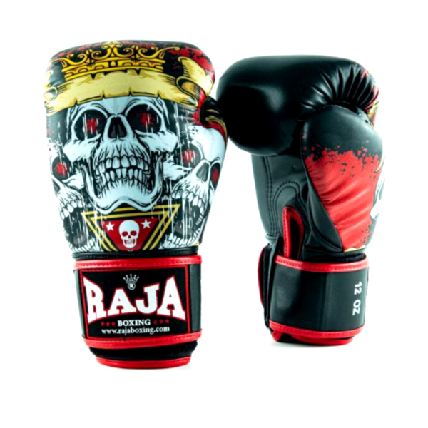 RAJA 骷髏王 8oz 真皮 拳擊手套 拳套,RAJA,拳擊,踢拳,泰拳,拳擊