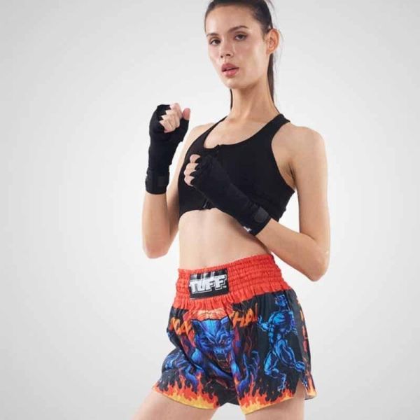 TUFF 午夜狼嚎 M / L 泰拳褲 踢拳 運動短褲 泰拳褲,運動短褲,泰拳,踢拳,拳擊,MMA,曼谷,野狼,狼人,