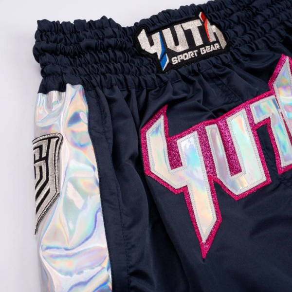 YUTH 芭達雅 S / M / L 銀粉 亮面 泰拳褲 運動短褲 YUTH,泰拳褲,運動褲,拳擊,踢拳,泰拳,