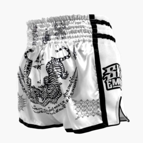 SKS 龍虎之爭 白色 M / L / XL 泰拳褲 運動短褲 SKS,泰拳褲,運動褲,拳擊,踢拳,泰拳,