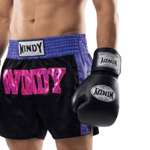 WINDY 經典款 黑色 12oz 真皮 拳套 拳套,泰拳,踢拳,拳擊,black,黑色,WINDY