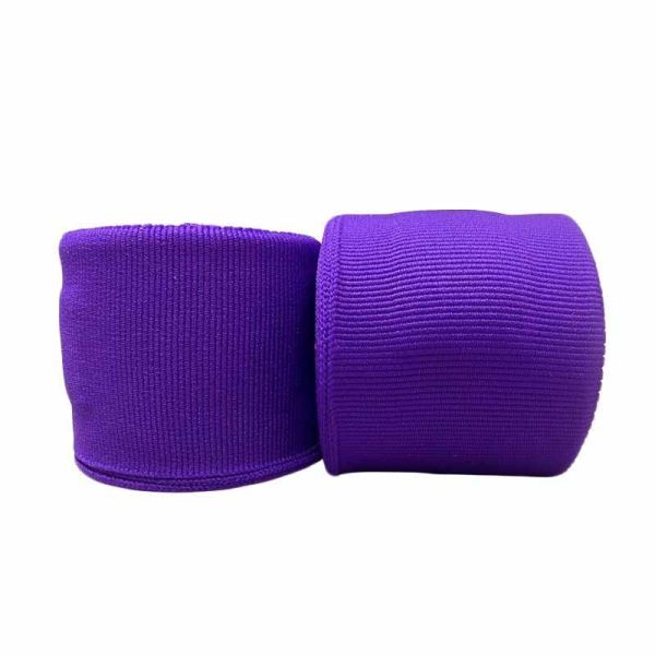 台灣製造 無 LOGO 紫色 手綁帶 4.5 米 彈性棉質 綁手 格鬥裝備,MMA,泰拳,TAIWAN,台灣,手綁帶,纏手,紫色,purple