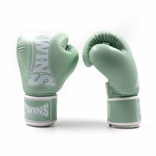 TWINS 泰國 12oz 薄荷綠 BGVL4P 素色 真皮 拳擊手套 格鬥裝備,拳套,泰拳,TWINS,綠色,拳擊,踢拳