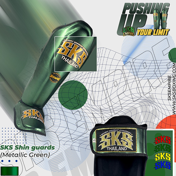 SKS 金屬綠 M Eden 護腳脛 護腳脛,護脛,護腿,踢拳,泰拳