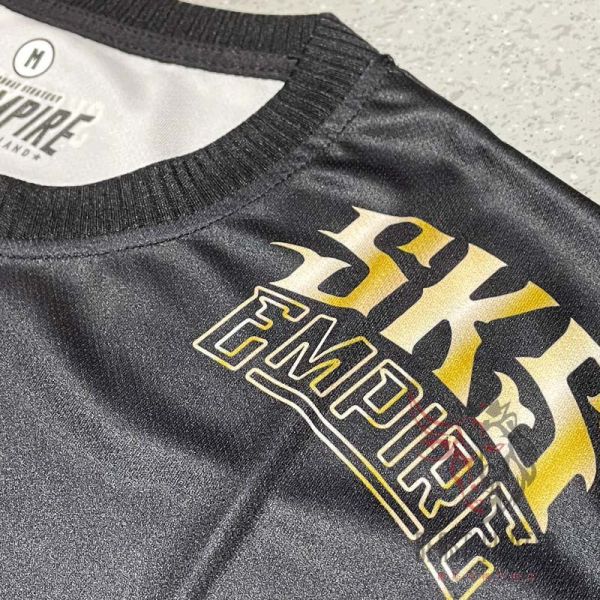 SKS Sakyant 黑色 L / 2XL 黃金猛虎 T恤 排汗運動衣 SKS,上衣,休閒上衣,泰拳,老虎,黑色,休閒服飾,排汗衫