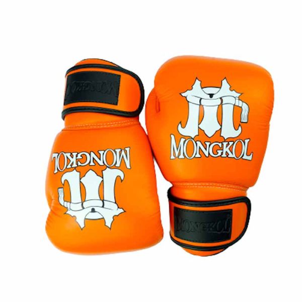 MONGKOL 蒙坤 12oz 14oz 橘色 真皮 拳擊手套 拳套,MONGKOL,拳擊,踢拳,泰拳,拳擊