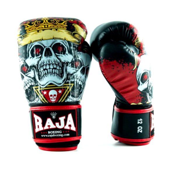 RAJA 骷髏王 8oz 真皮 拳擊手套 拳套,RAJA,拳擊,踢拳,泰拳,拳擊