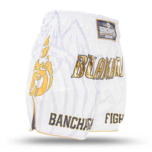 Buakaw 播求 純淨白蓮 霧面 L / XL / 2XL 泰拳褲 泰拳褲,運動短褲,泰拳,踢拳,拳擊,MMA