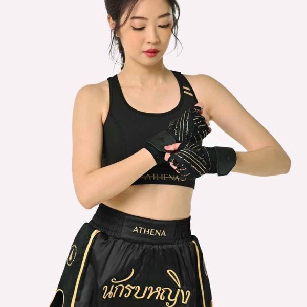 ATHENA 黑色 戰士款 L 泰拳褲 格鬥褲 運動短褲 運動短褲,泰拳褲,泰拳,ATHENA,黑色,拳擊