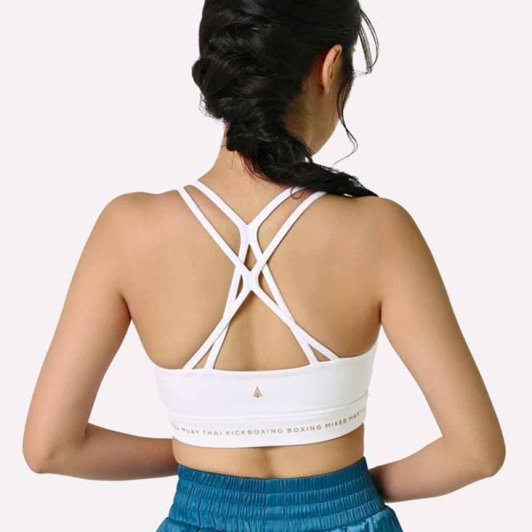 ATHENA 運動內衣 S / M / L 莎莉亞 2.0 白色 運動內衣,bra,泰拳,ATHENA,白色,重訓,有氧