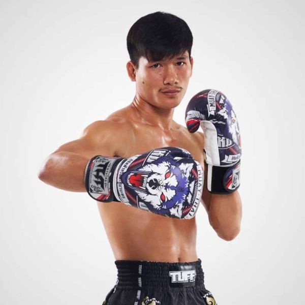 TUFF 狼王 12oz 14oz 16oz 極細纖 拳擊手套 拳套,拳擊手套,拳擊,泰拳,踢拳,MMA,藍色,野狼