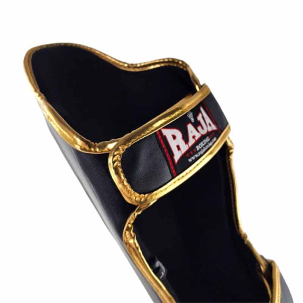 RAJA  真皮 黑金 M / L 輕量型 護腳脛 護腳脛,護脛,護腿,踢拳,泰拳