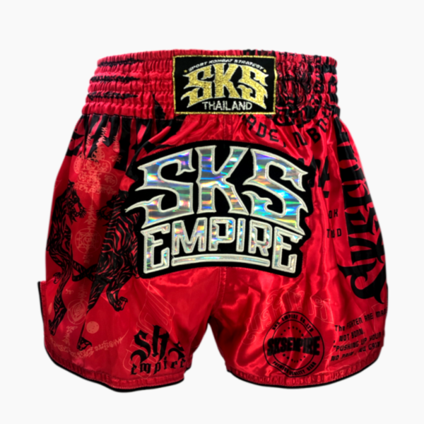 SKS 虎紋炸彈 L 桃紅 亮粉 泰拳褲 運動短褲 SKS,泰拳褲,運動褲,拳擊,踢拳,泰拳,