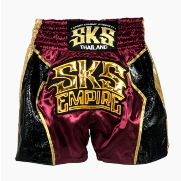 SKS IRON 鋼鐵紅 L / XL 泰拳褲 運動短褲 SKS,泰拳褲,運動褲,拳擊,踢拳,泰拳,