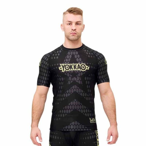 YOKKAO 未來之星 短袖 M / L 快乾 NOGI 防磨衣 YOKKAO,防磨衣,水母衣,MMA,綜合格鬥,防曬衣,BJJ,巴西柔術