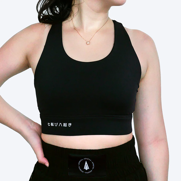 ATHENA Theia S / L 黑色 運動內衣 運動內衣,bra,泰拳,ATHENA,黑色,重訓,有氧