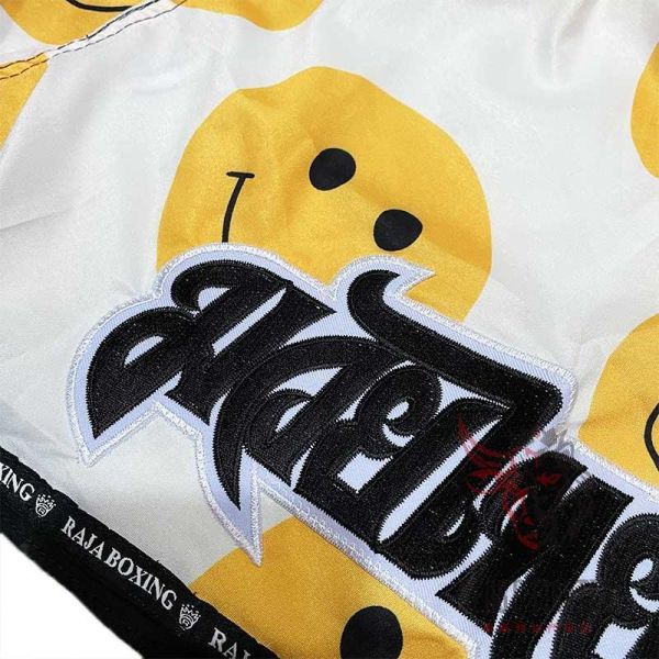 RAJA 泰國 微笑 L 泰拳褲 泰拳褲,RAJA,泰拳,運動褲,拳擊,踢拳,黃色