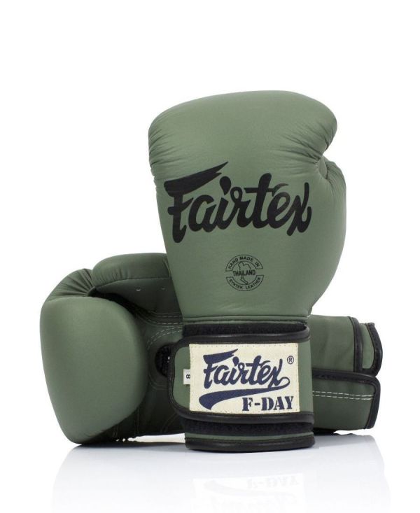 Fairtex F-DAY 軍綠款 12oz 極細纖 拳擊手套 格鬥裝備,拳套,泰拳,FAIRTEX,綠色,拳擊,踢拳