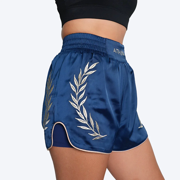ATHENA 海軍藍 L / XL 泰拳褲 格鬥褲 運動短褲 運動短褲,泰拳褲,泰拳,ATHENA,藍色,海軍藍,拳擊